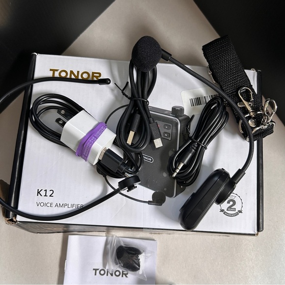 Tonor K12 Wireless Voice Amplifier Teachers Training Yoga Soeech Meeting - Picture 6 of 8